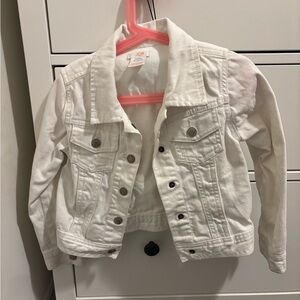 Joe Fresh Kids White Jean Jacket and Children’s Place Vest
